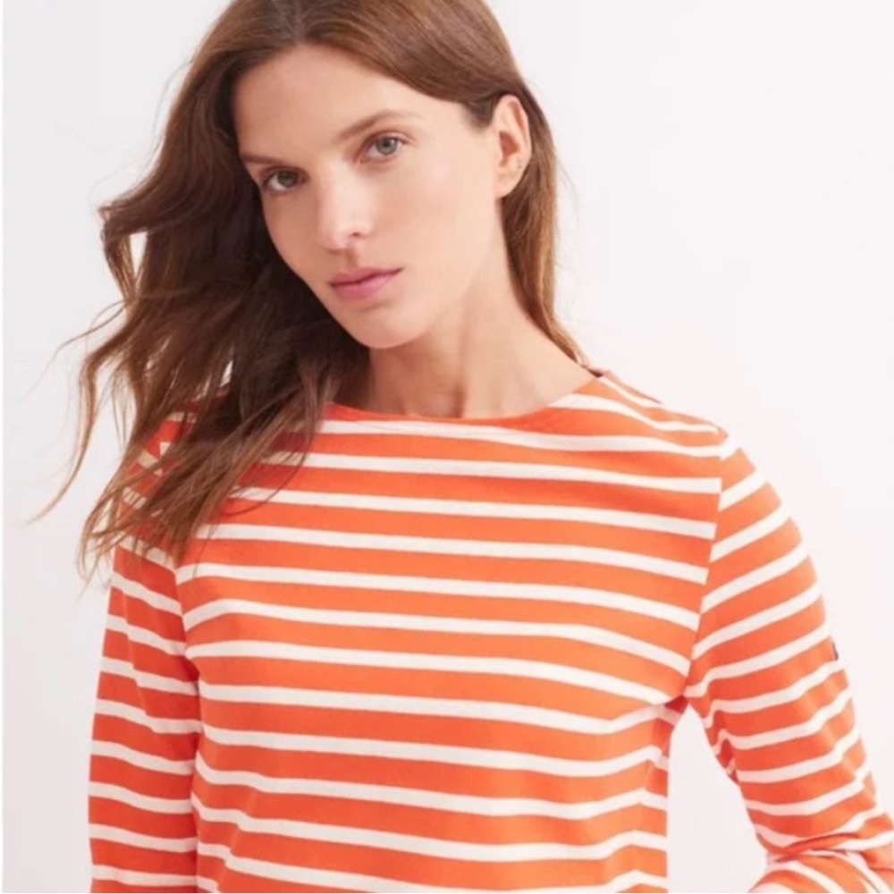 Saint James Breton Stripe Top, Size L
